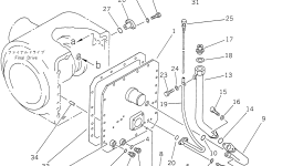 Крышка 23B-22-11710 Komatsu