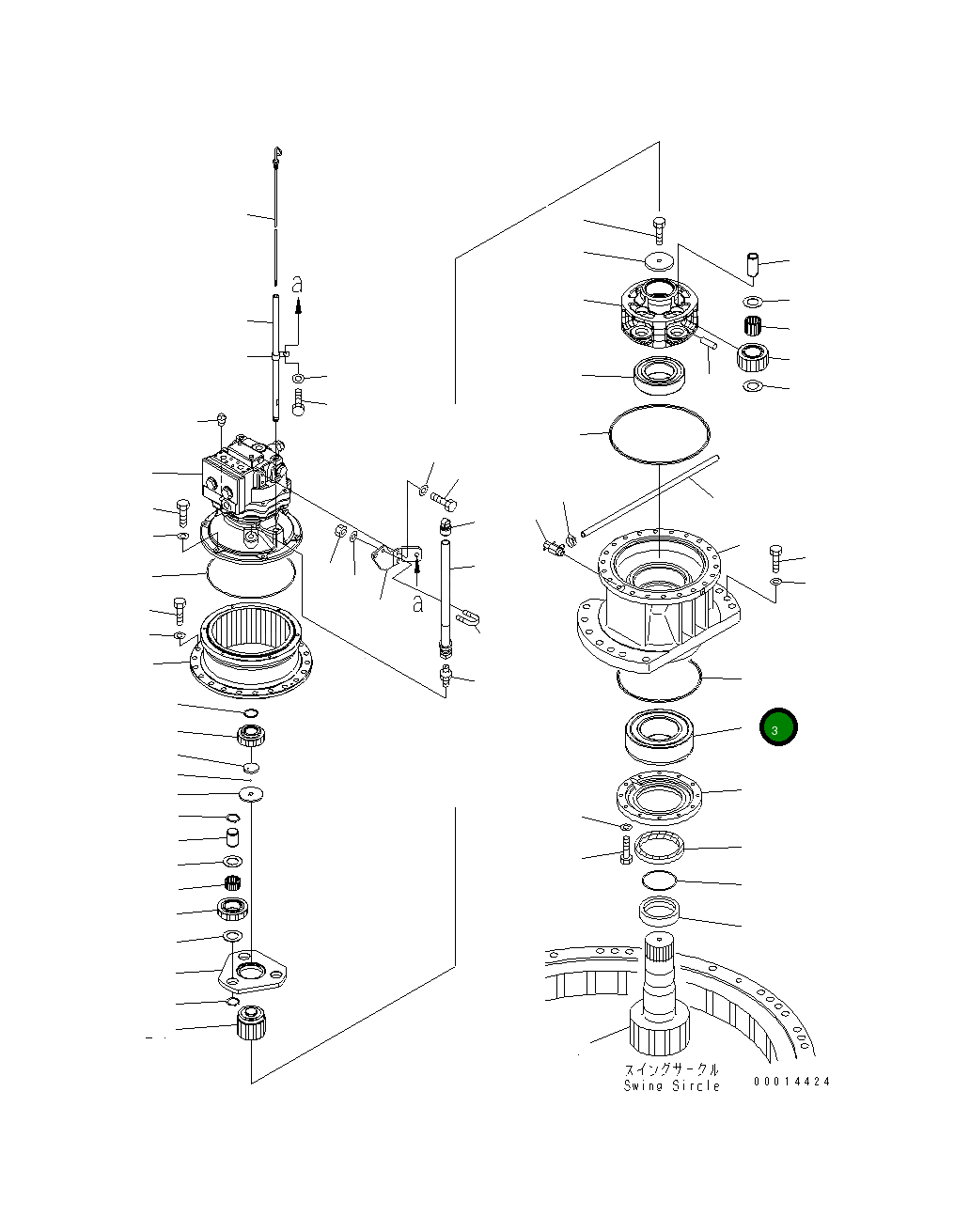 Подшипник 206-09-73110 Komatsu
