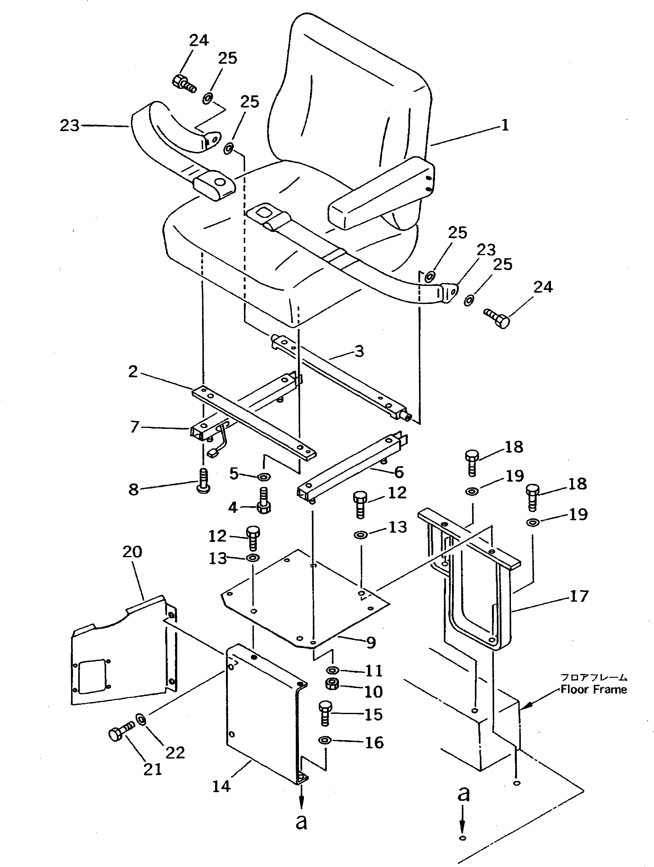 Крышка 23F-57-11340 Komatsu
