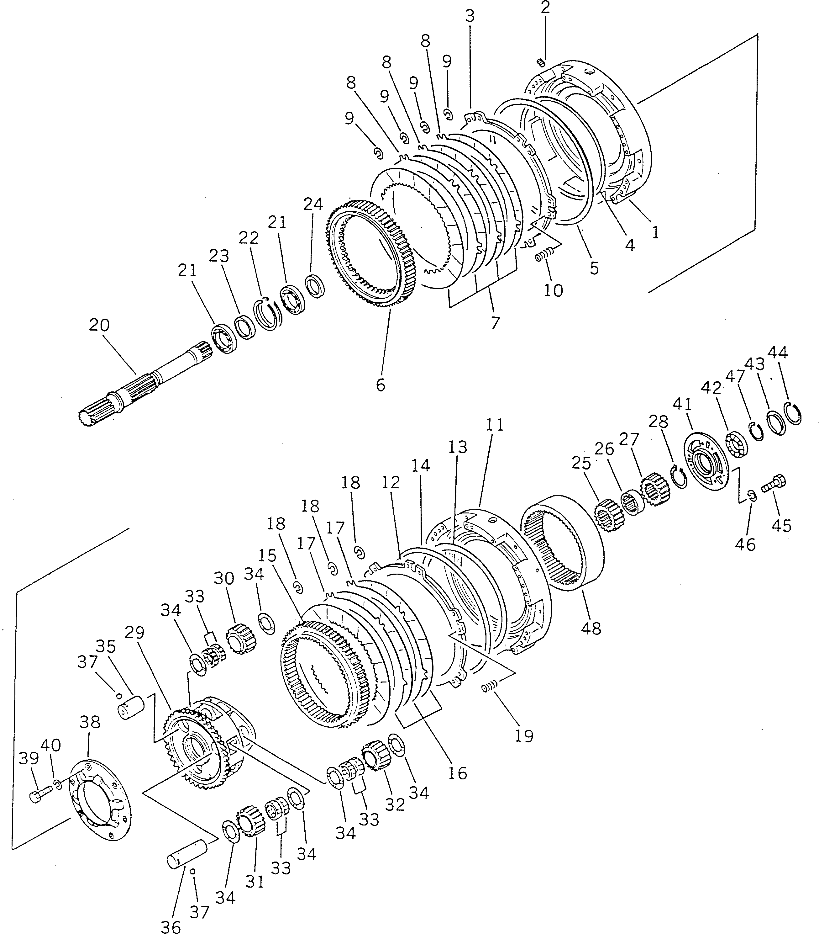 Подшипник 195-15-19310 Komatsu