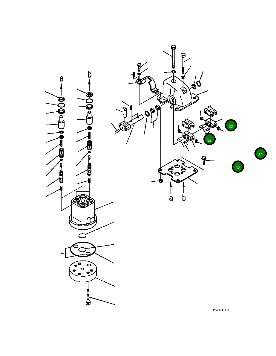 Подшипник 702-16-55310 Komatsu