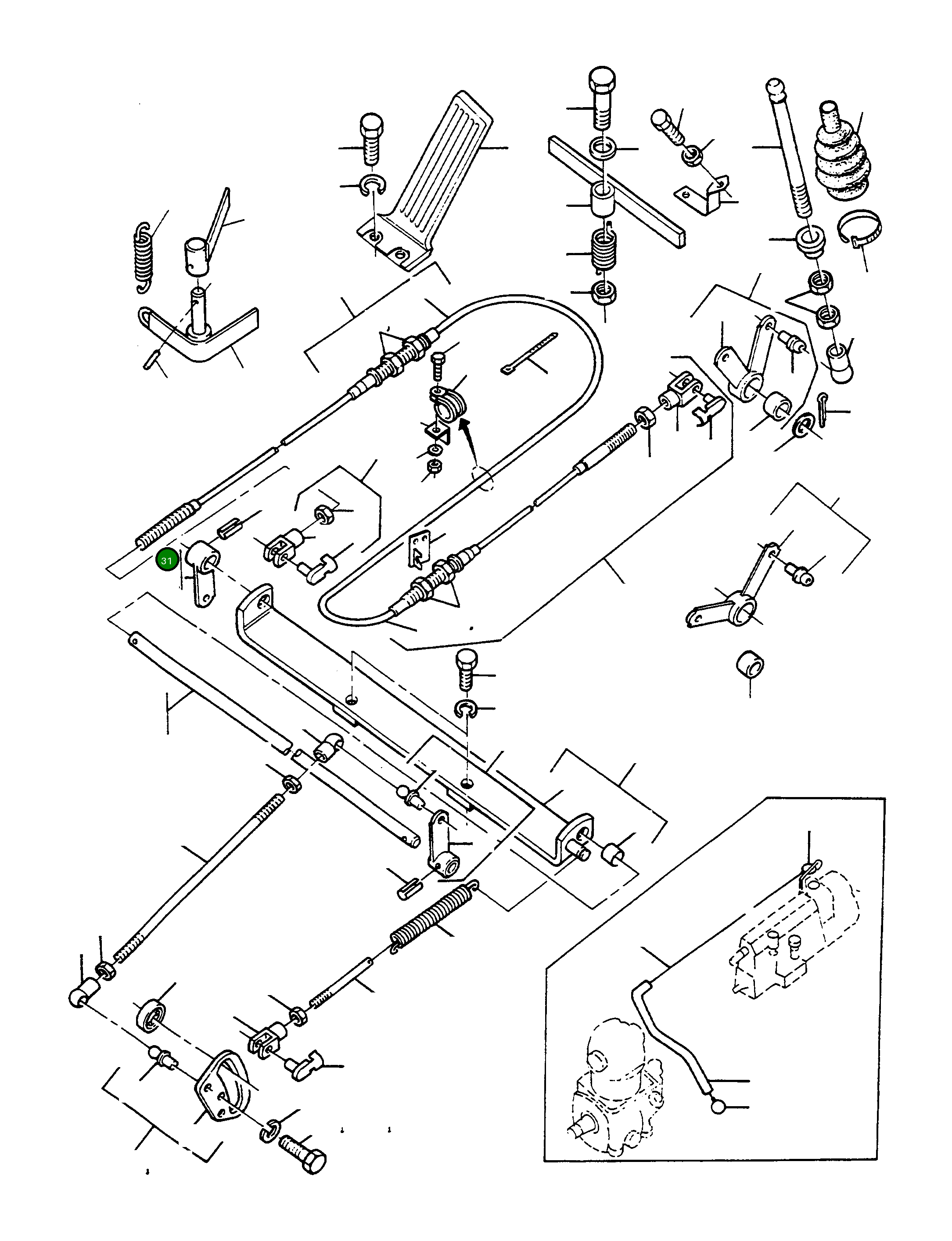 Рычаг 2951198M1 Komatsu