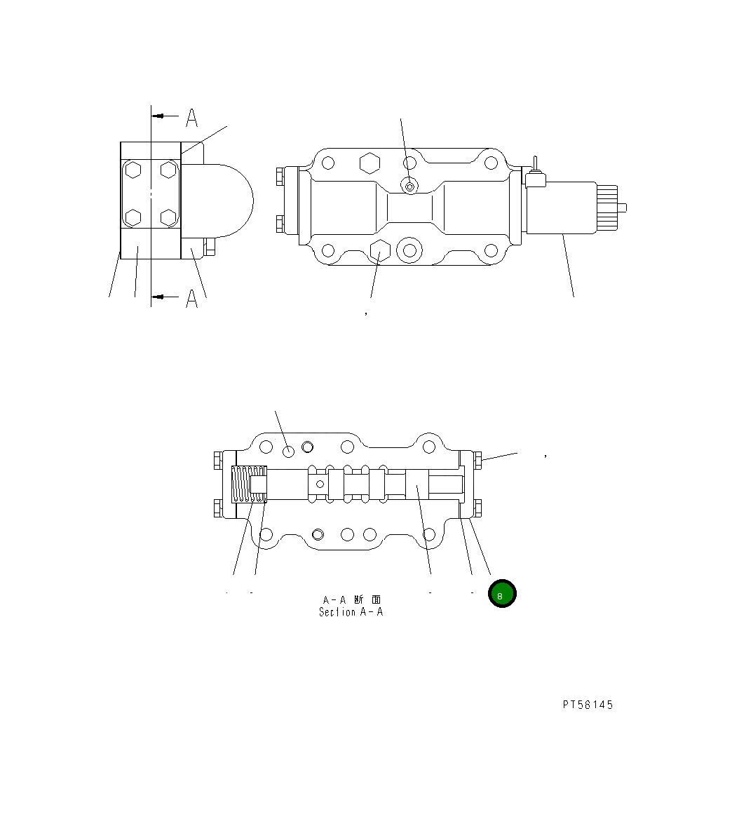 Крышка DC7199008000 Komatsu