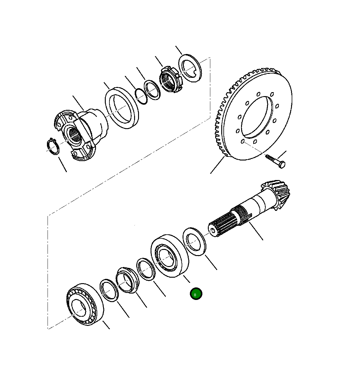 Подшипник CA0027351 Komatsu