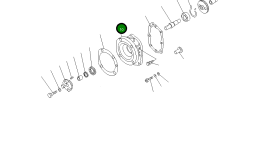 Крышка CU3075526 Komatsu