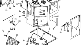 Крышка 198-911-2260 Komatsu