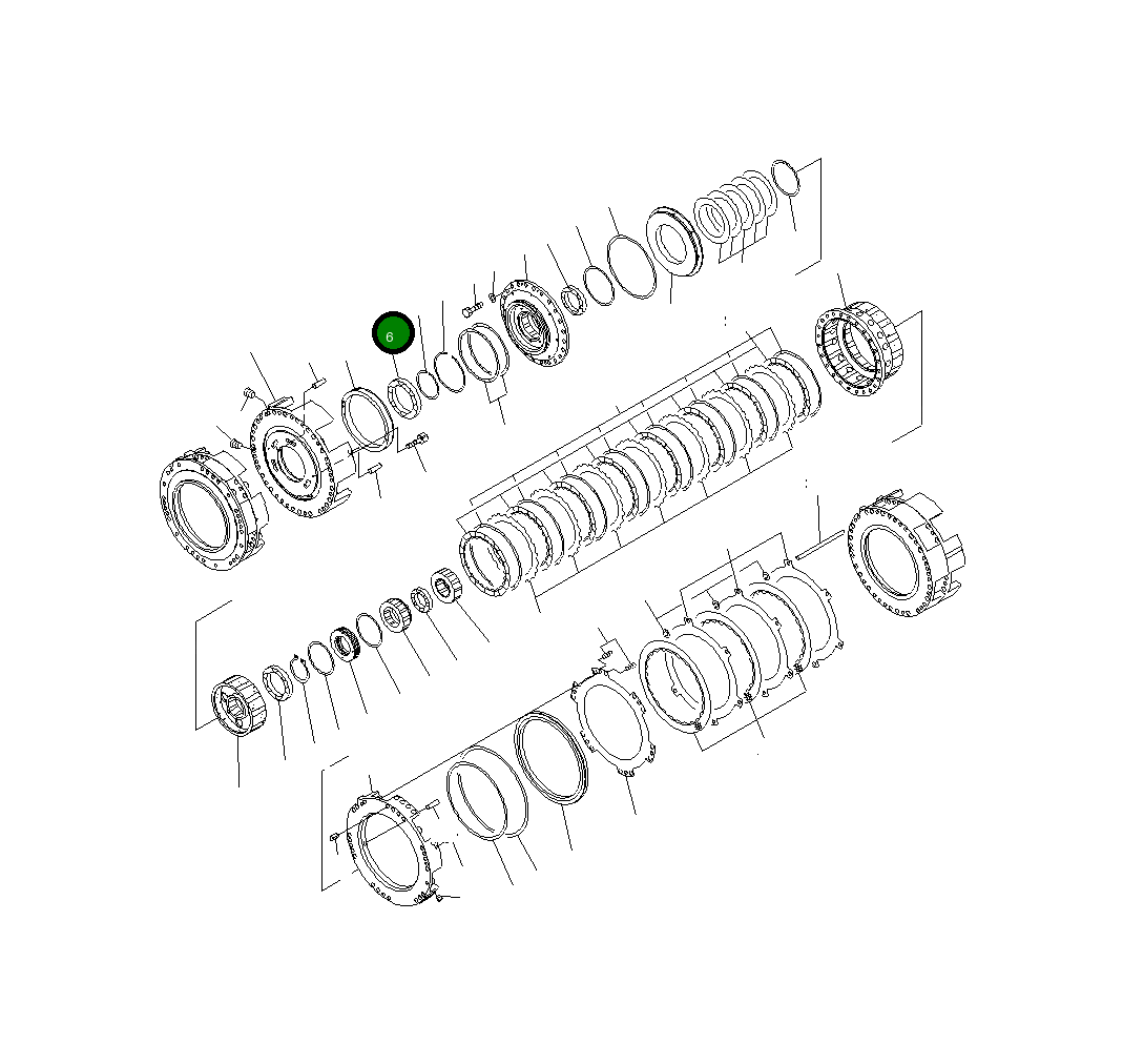 Подшипник 06030-06924  Komatsu
