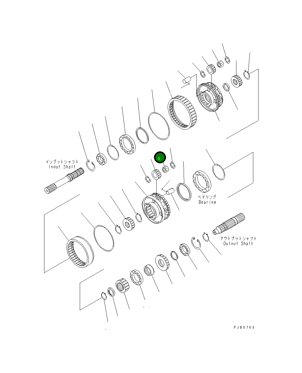 Подшипник 175-15-69420 Komatsu