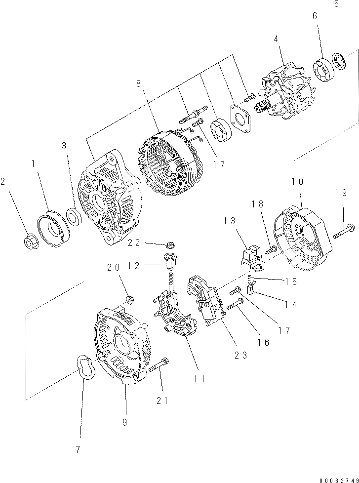 Крышка KT16652-6423-0 Komatsu