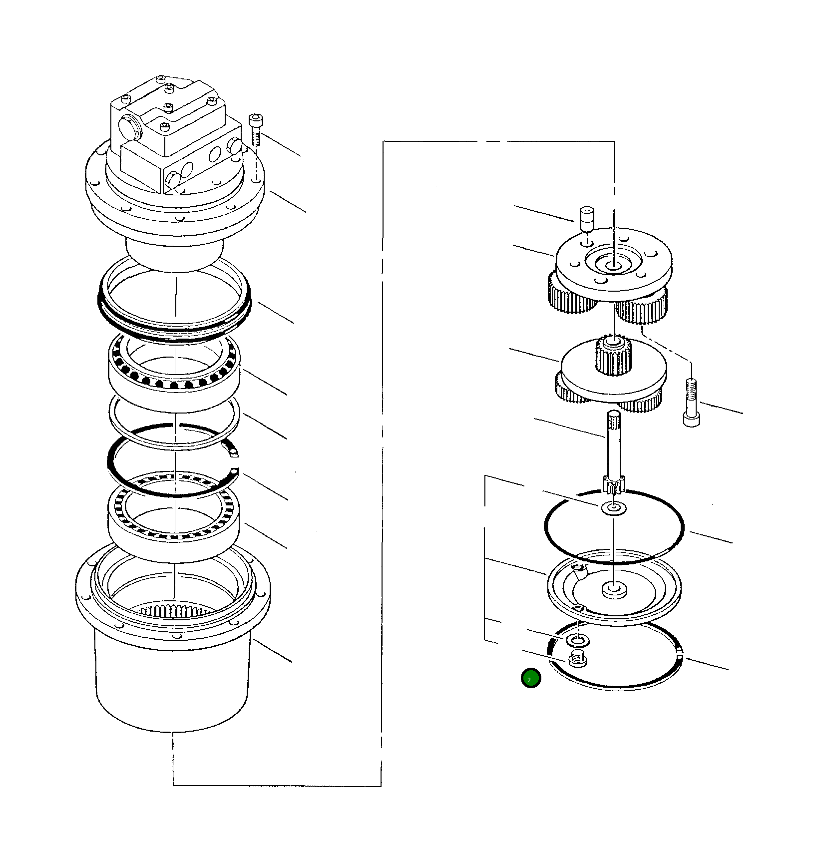 Крышка KIT 843200338 Komatsu