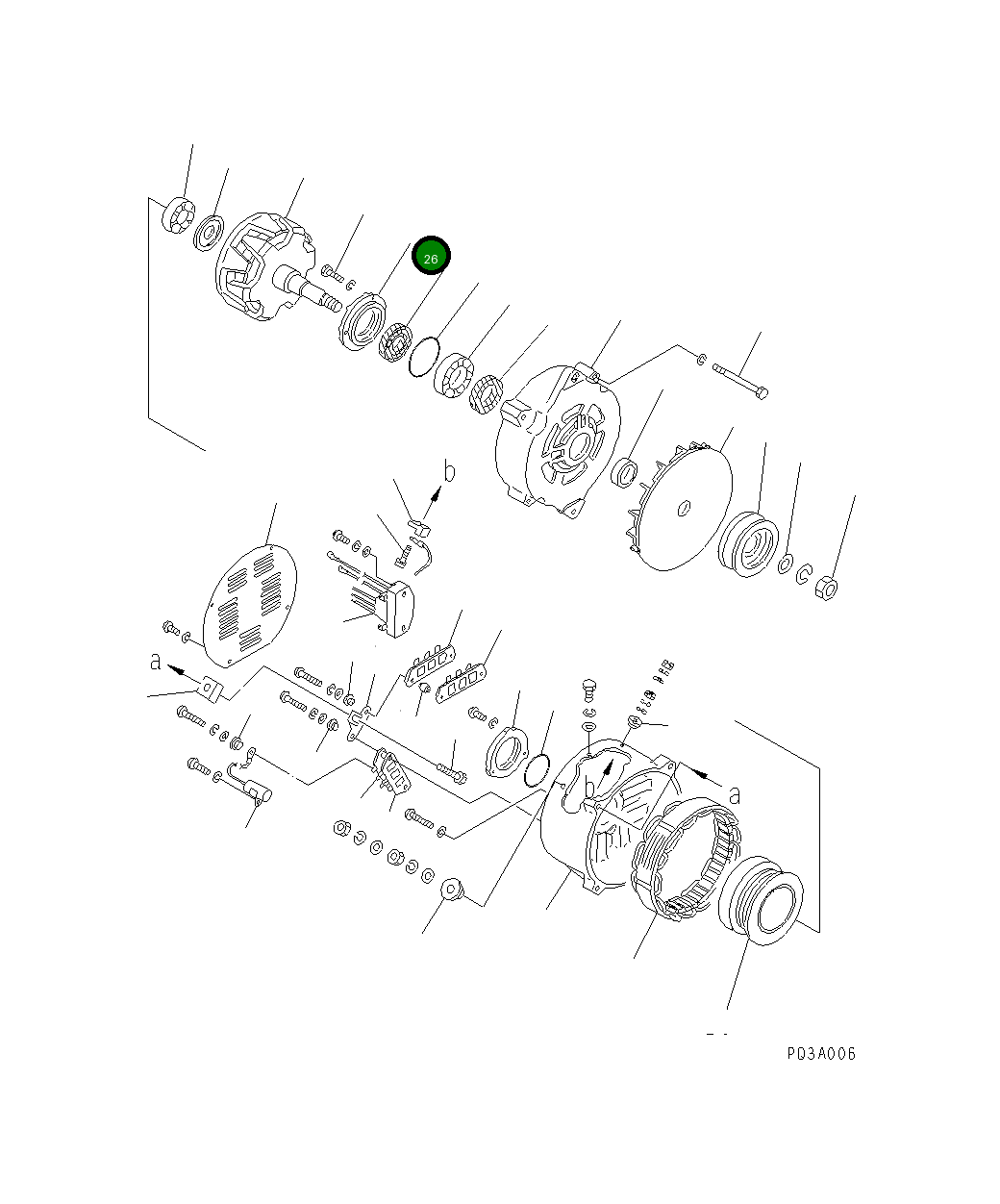 Крышка SD2202-02200 Komatsu