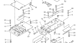 Крышка 566-54-41373  Komatsu