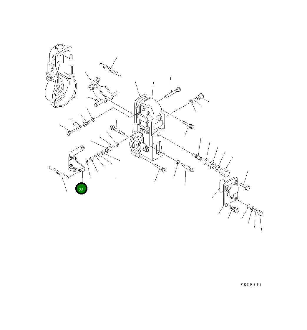 Рычаг DK154347-5120 Komatsu