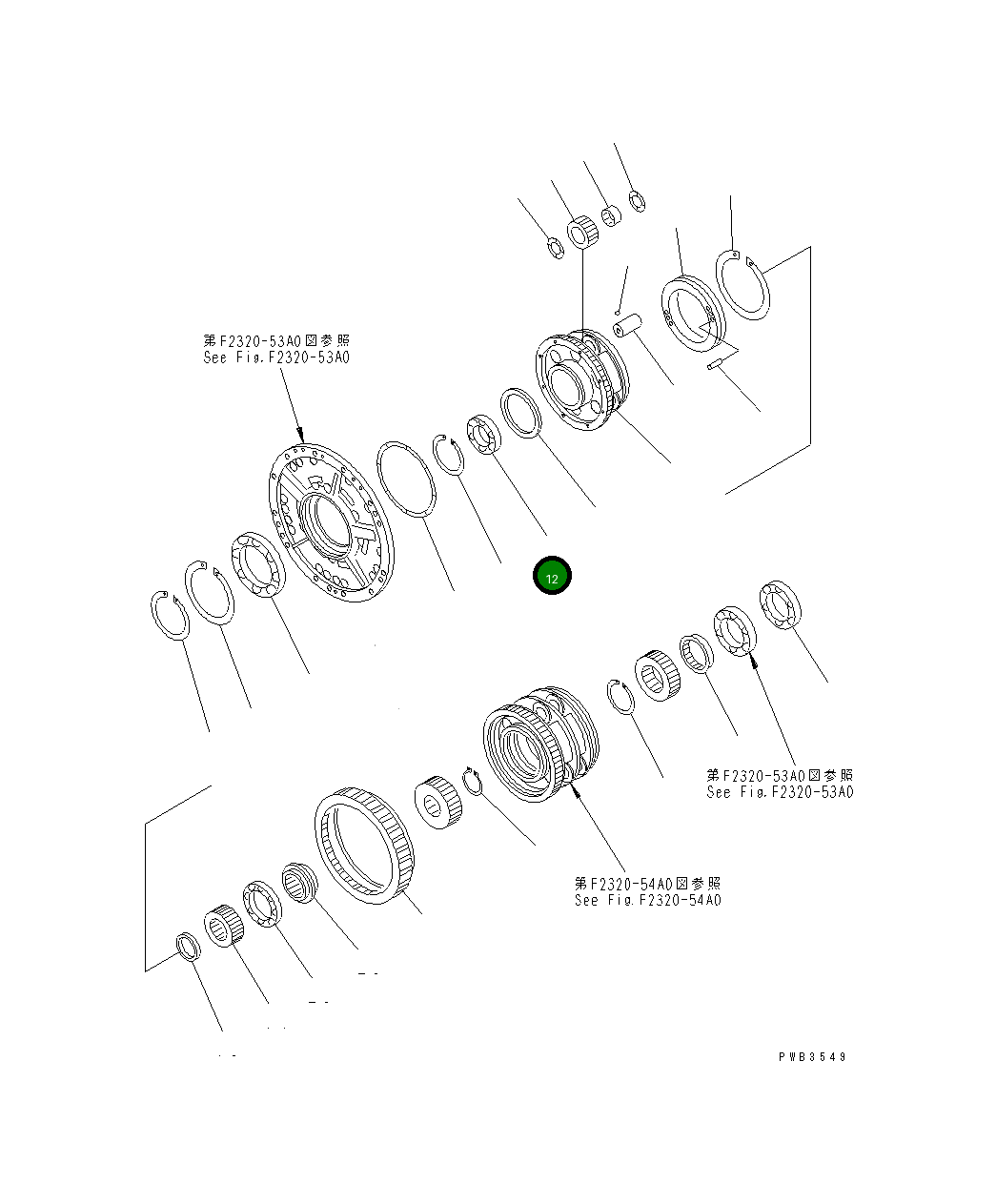 Подшипник 195-15-59110 Komatsu