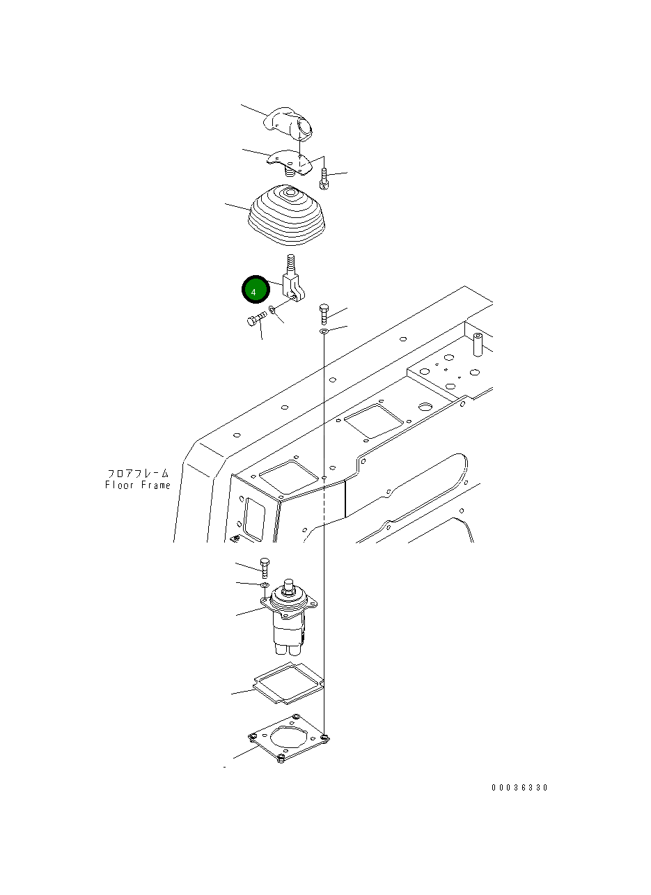 Рычаг 14X-43-32710 Komatsu