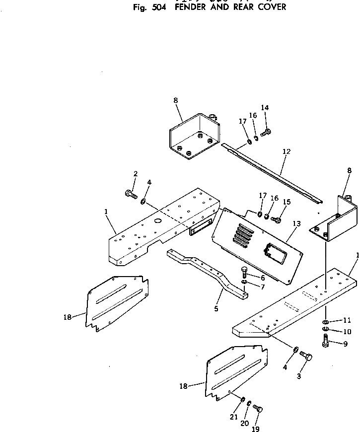 Крышка 125-54-31591 Komatsu