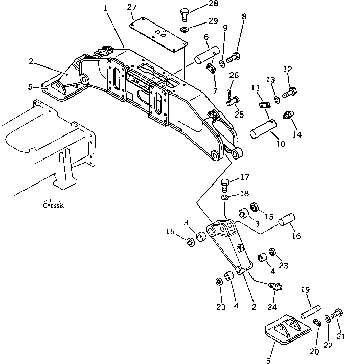 Крышка 20G-47-13191 Komatsu