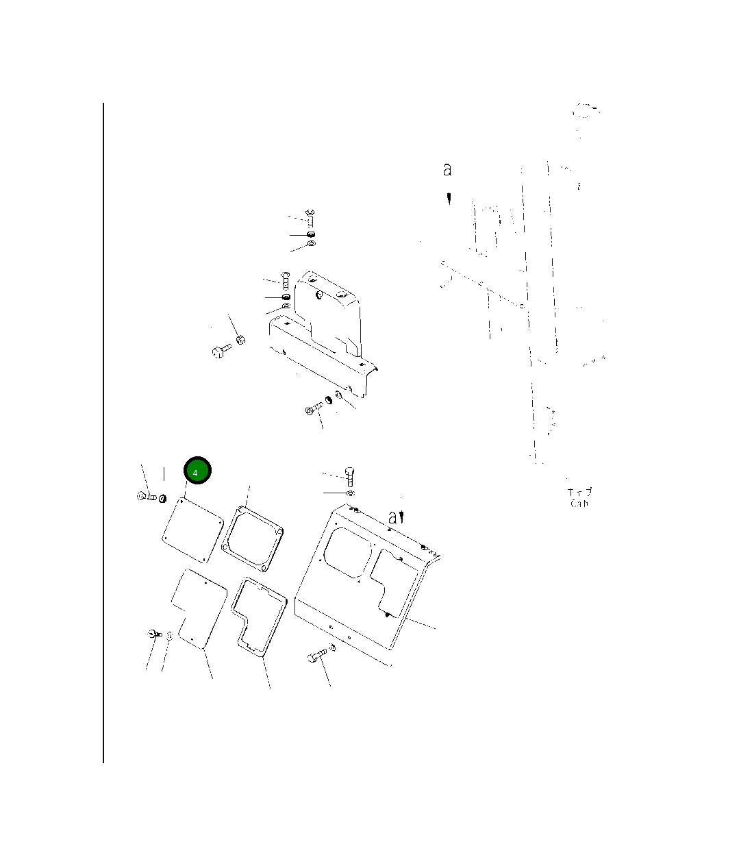 Крышка 421-54-65120  Komatsu
