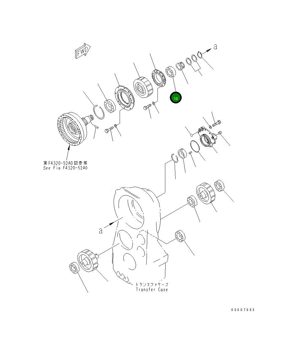 Подшипник 427-15-19461 Komatsu