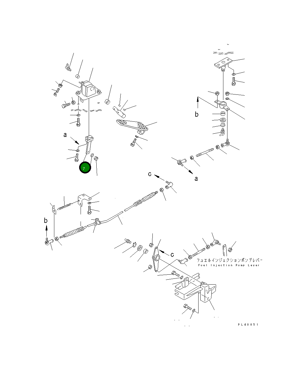 Рычаг 421-43-11142 Komatsu