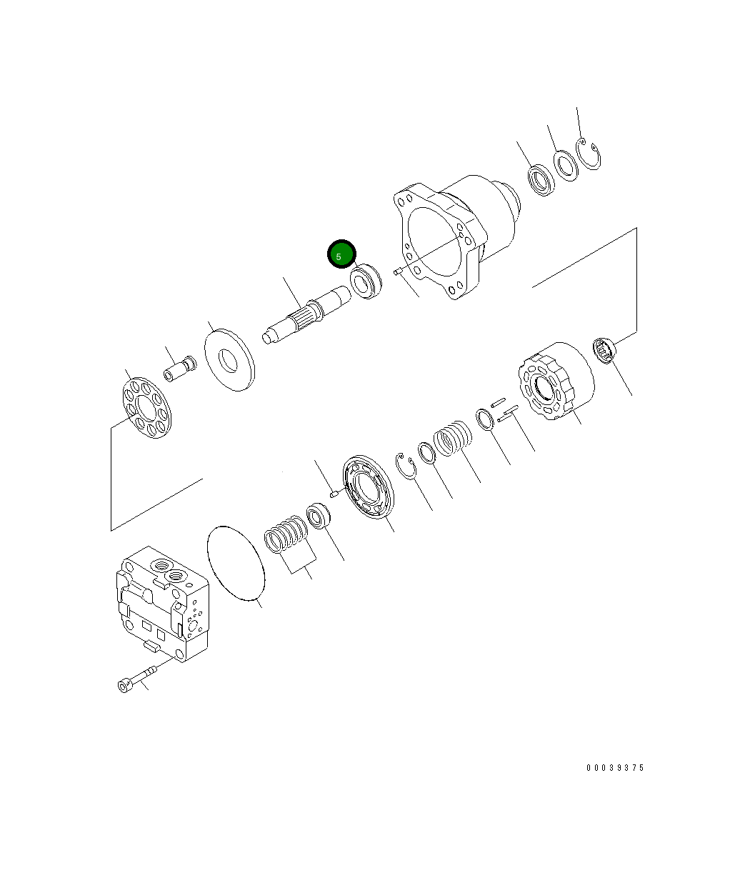 Подшипник 708-7W-12140  Komatsu