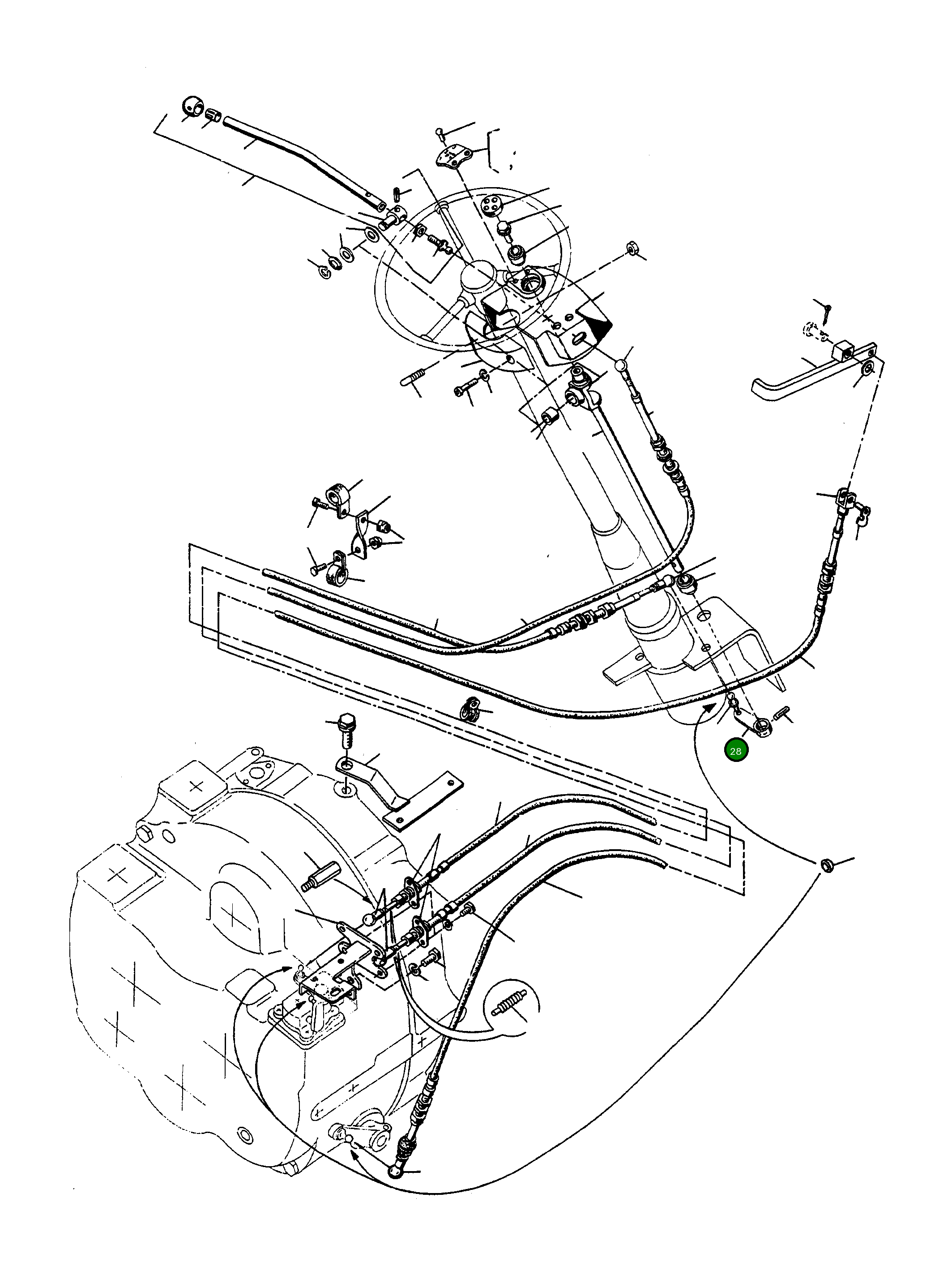 Рычаг 2944475M91 Komatsu