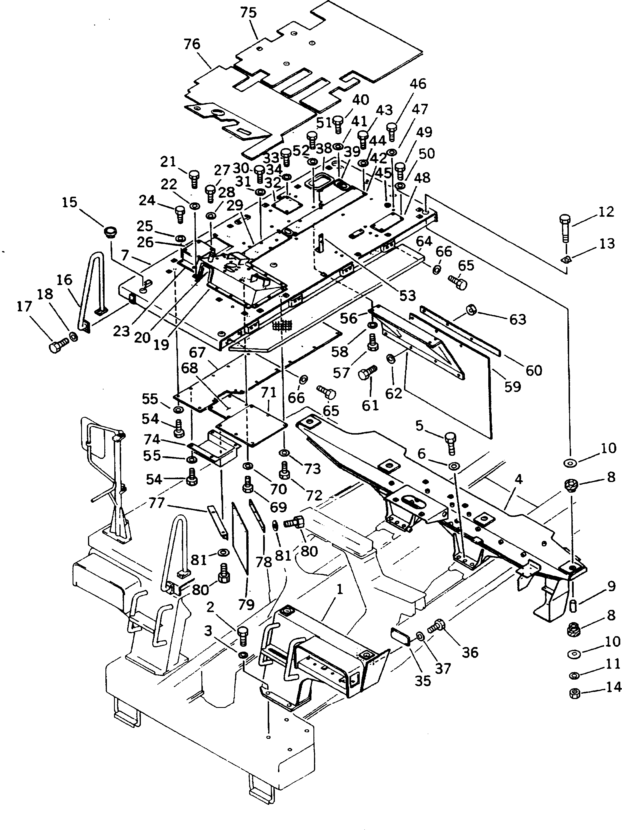 Крышка 567-54-41550 Komatsu