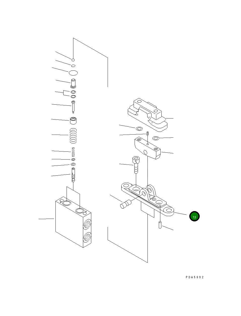 Крышка NY07000-1030B Komatsu