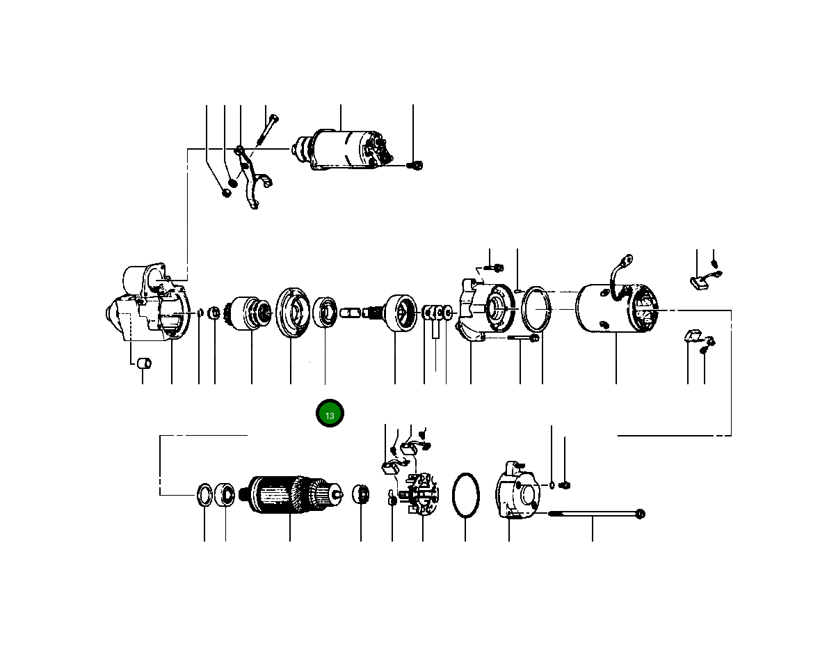 Подшипник 1298 084 H1 Komatsu