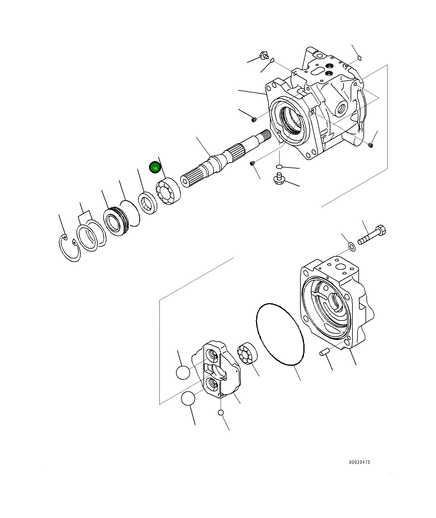 Подшипник 708-1W-42110  Komatsu