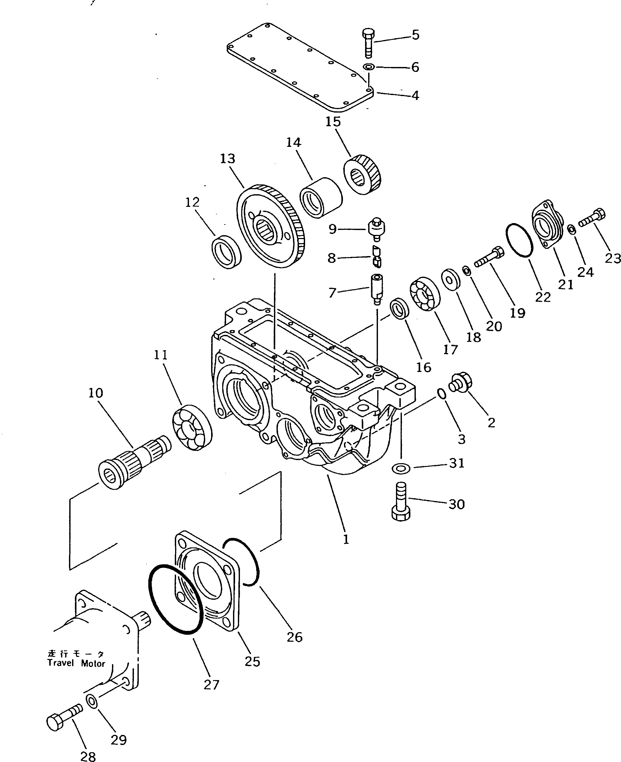 Крышка 20G-14-12160 Komatsu