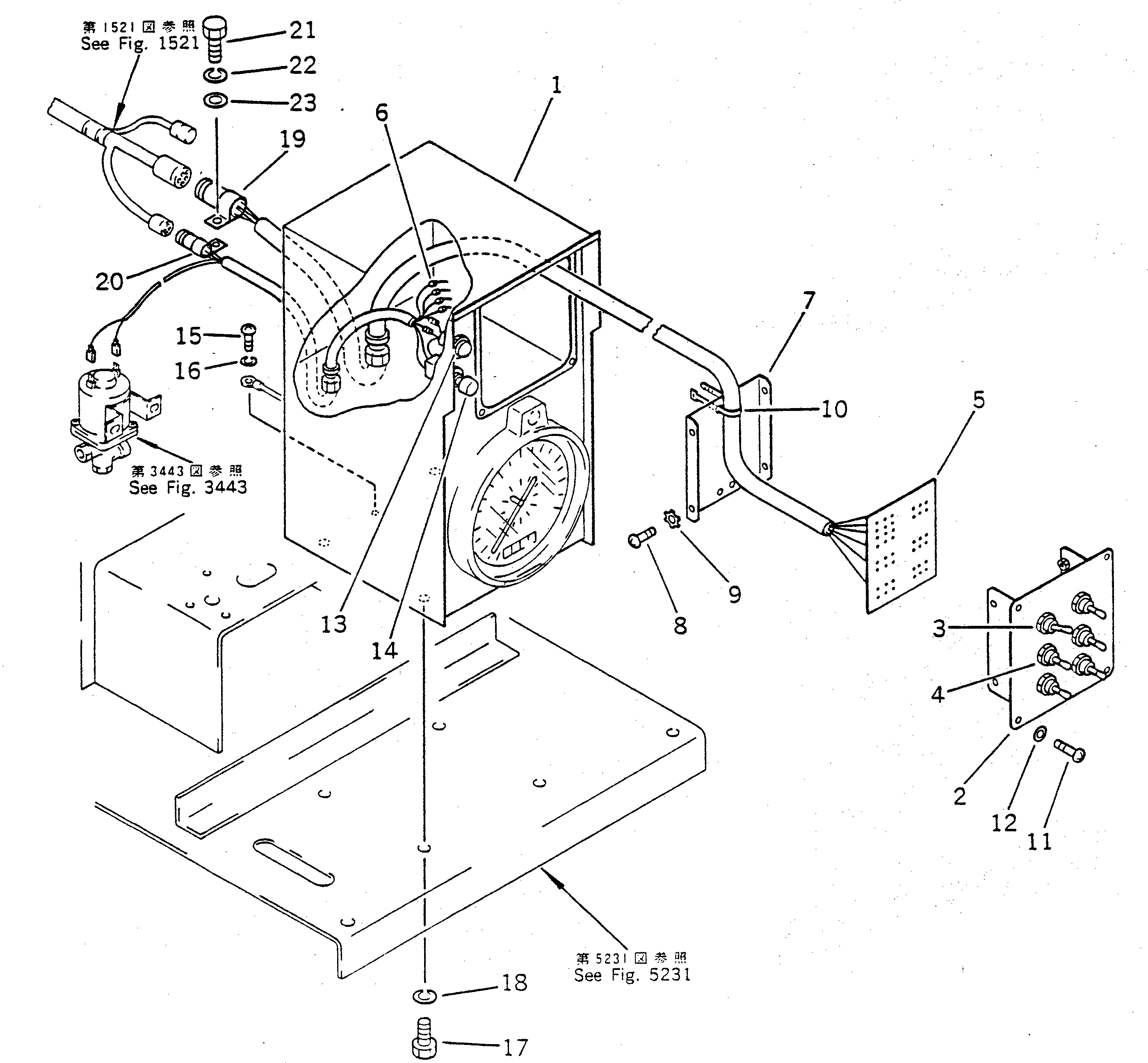 Крышка 23S-06-12430 Komatsu