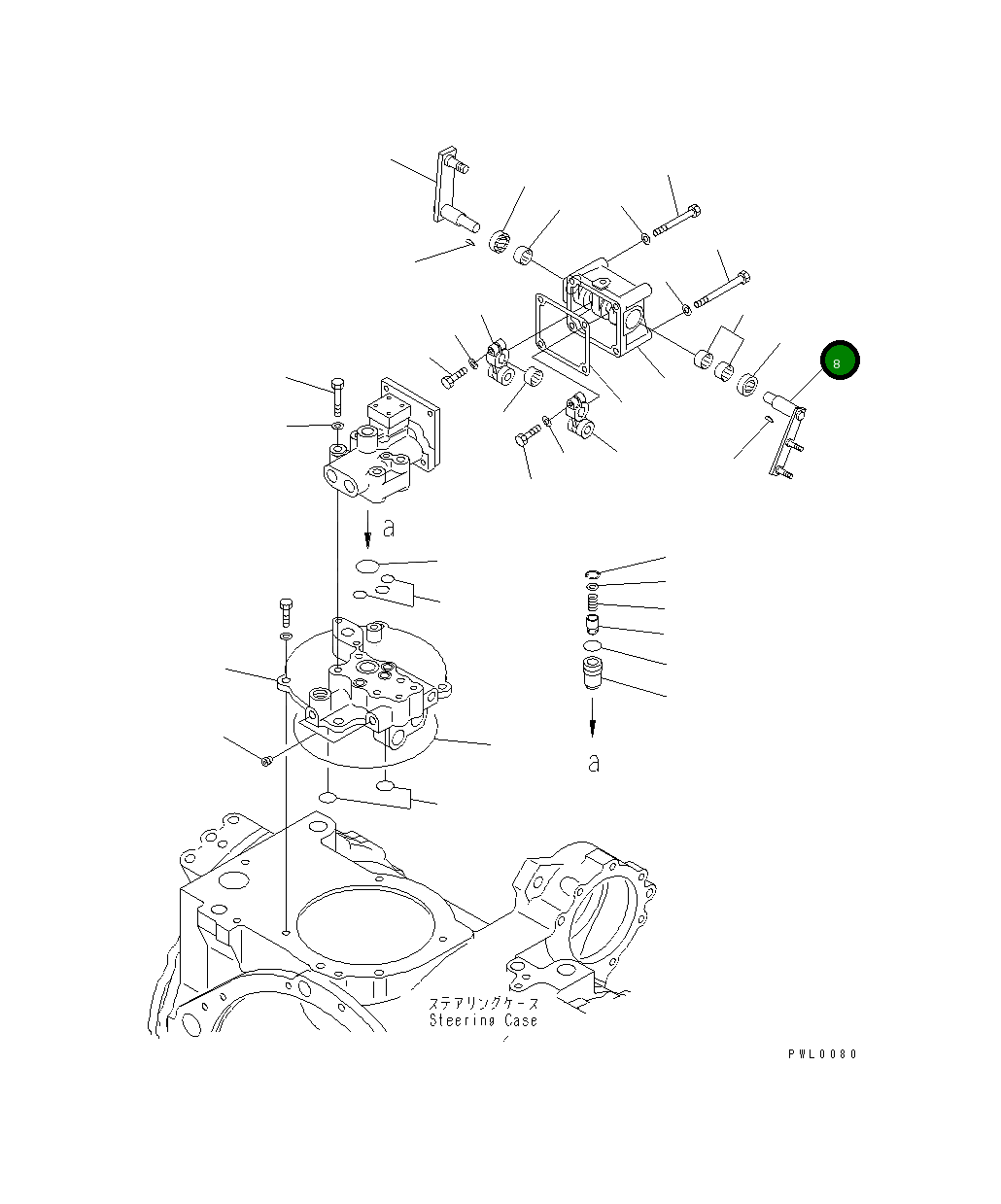 Рычаг 17A-40-12232 Komatsu