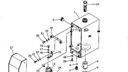 Фильтр в сборе 20M-60-11220 Komatsu
