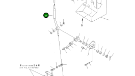 Рычаг 176-43-42220 Komatsu