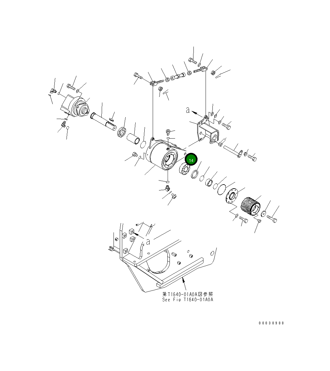 Подшипник 06303-02314 Komatsu
