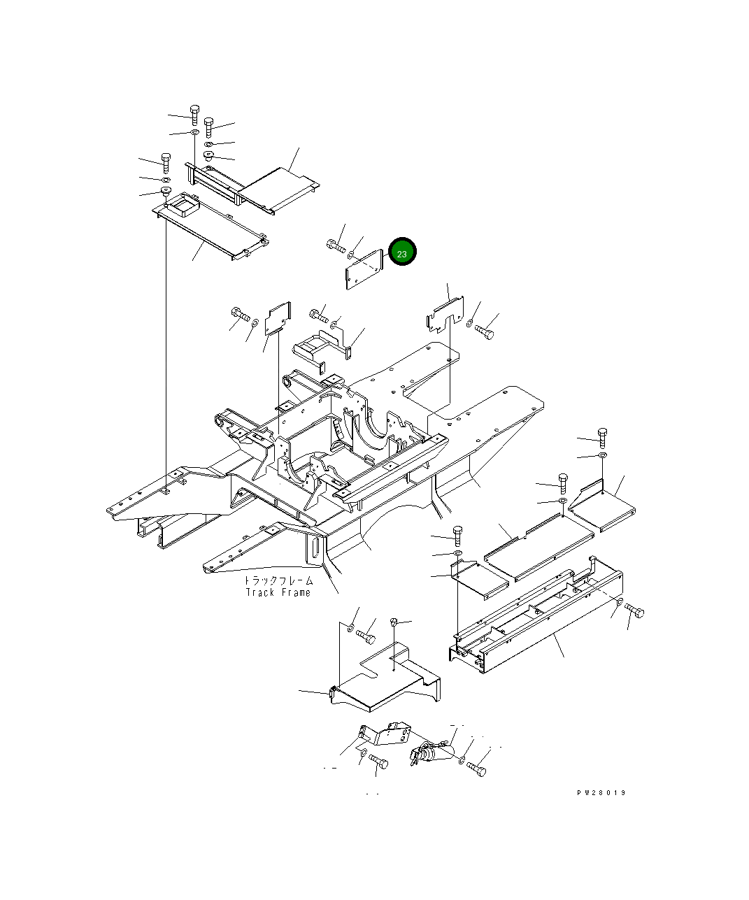 Крышка 8298-54-1591  Komatsu