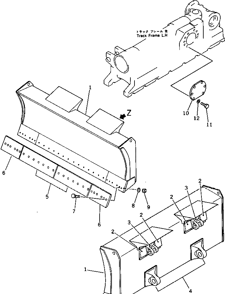 Крышка 195-928-2220 Komatsu