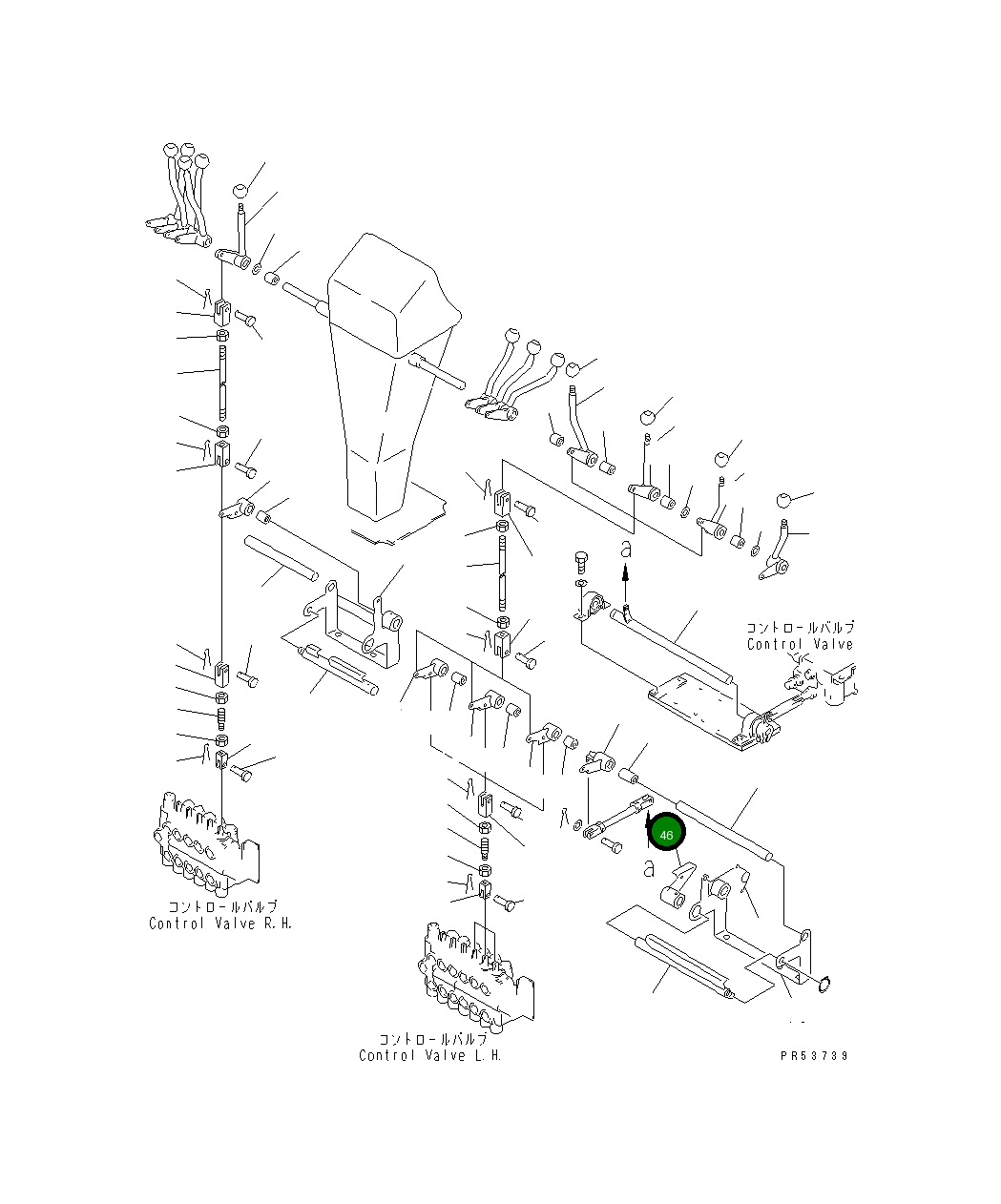 Рычаг 234-43-37890 Komatsu