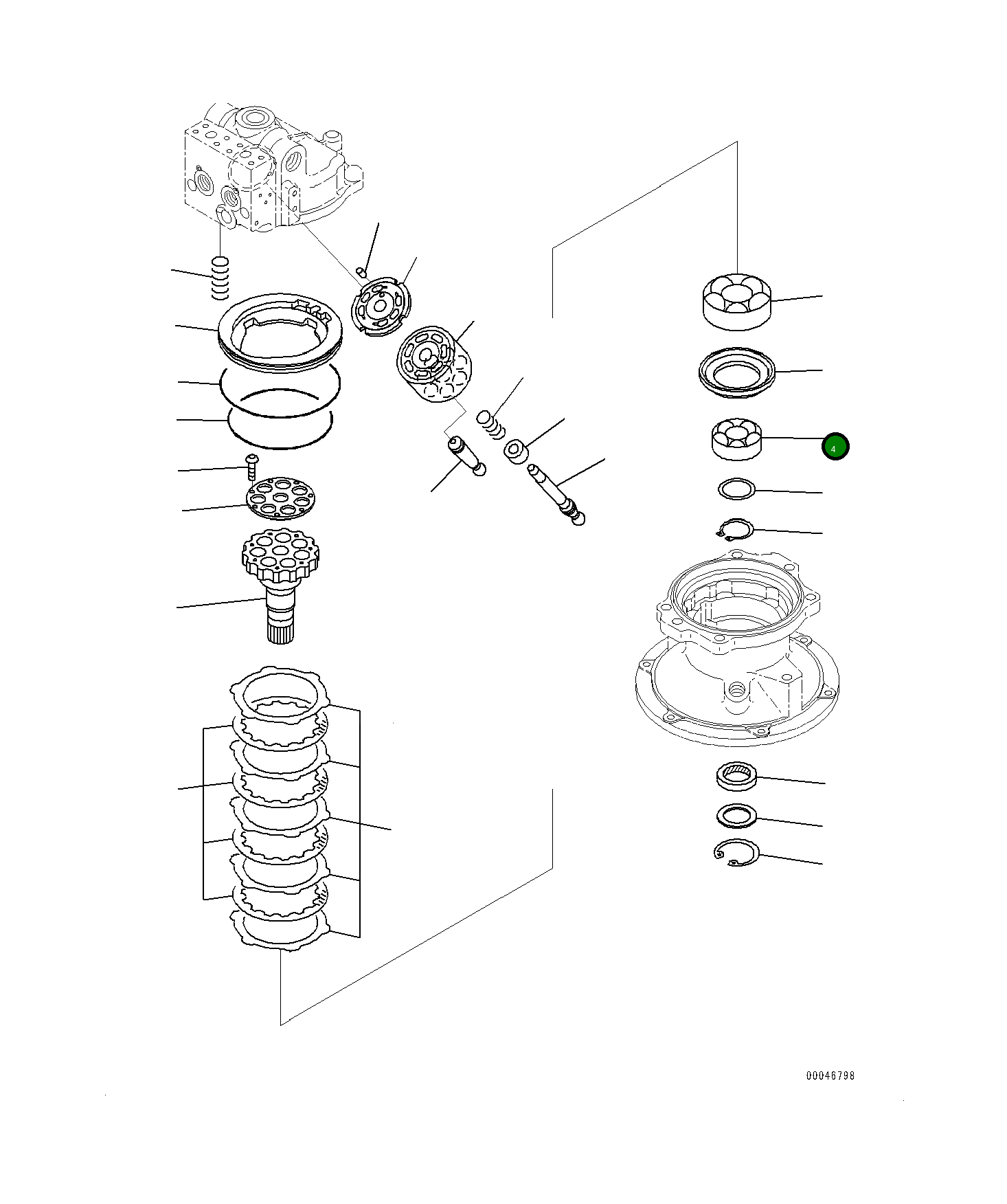 Подшипник 706-7G-40890 Komatsu