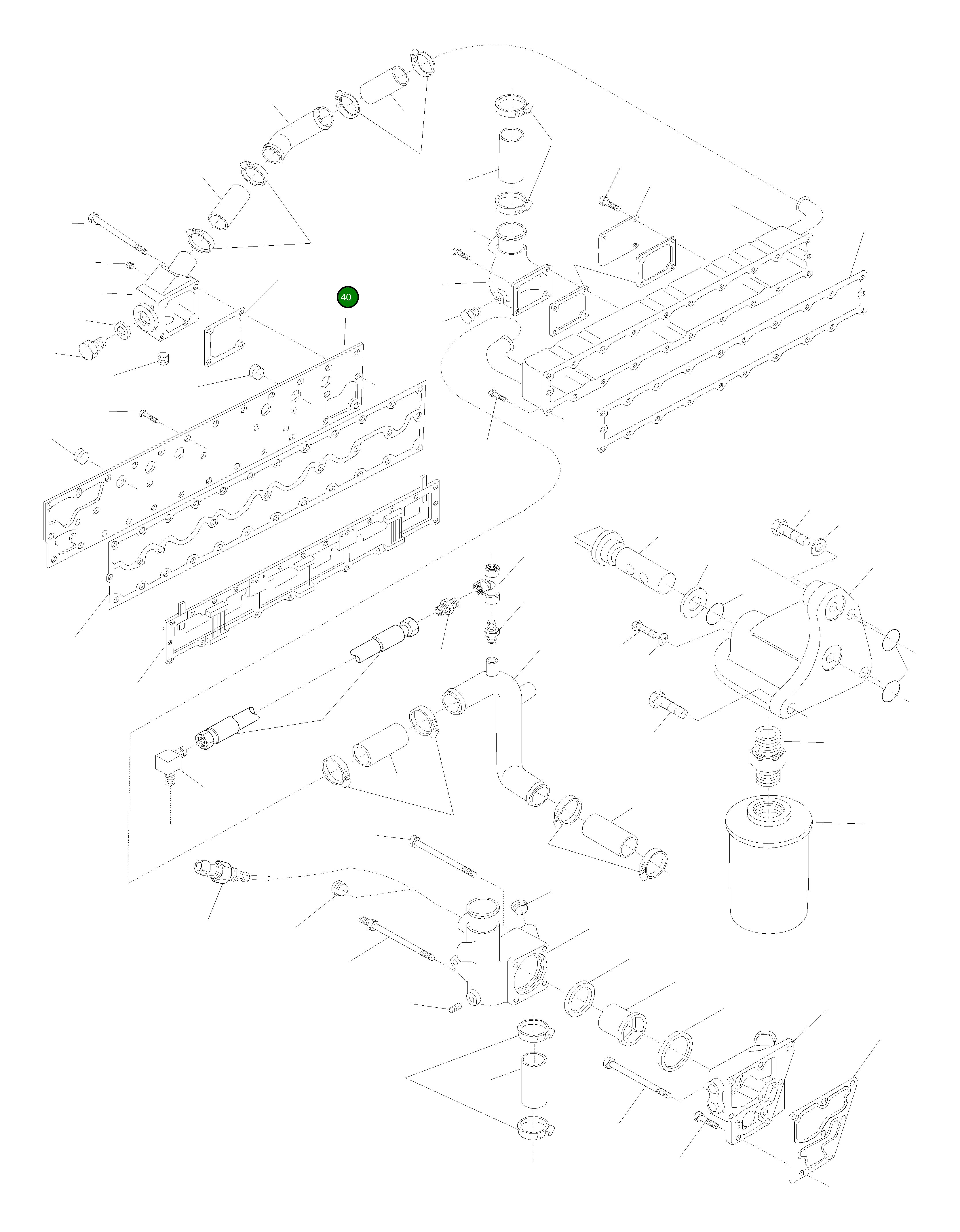 Крышка CU3895736 Komatsu