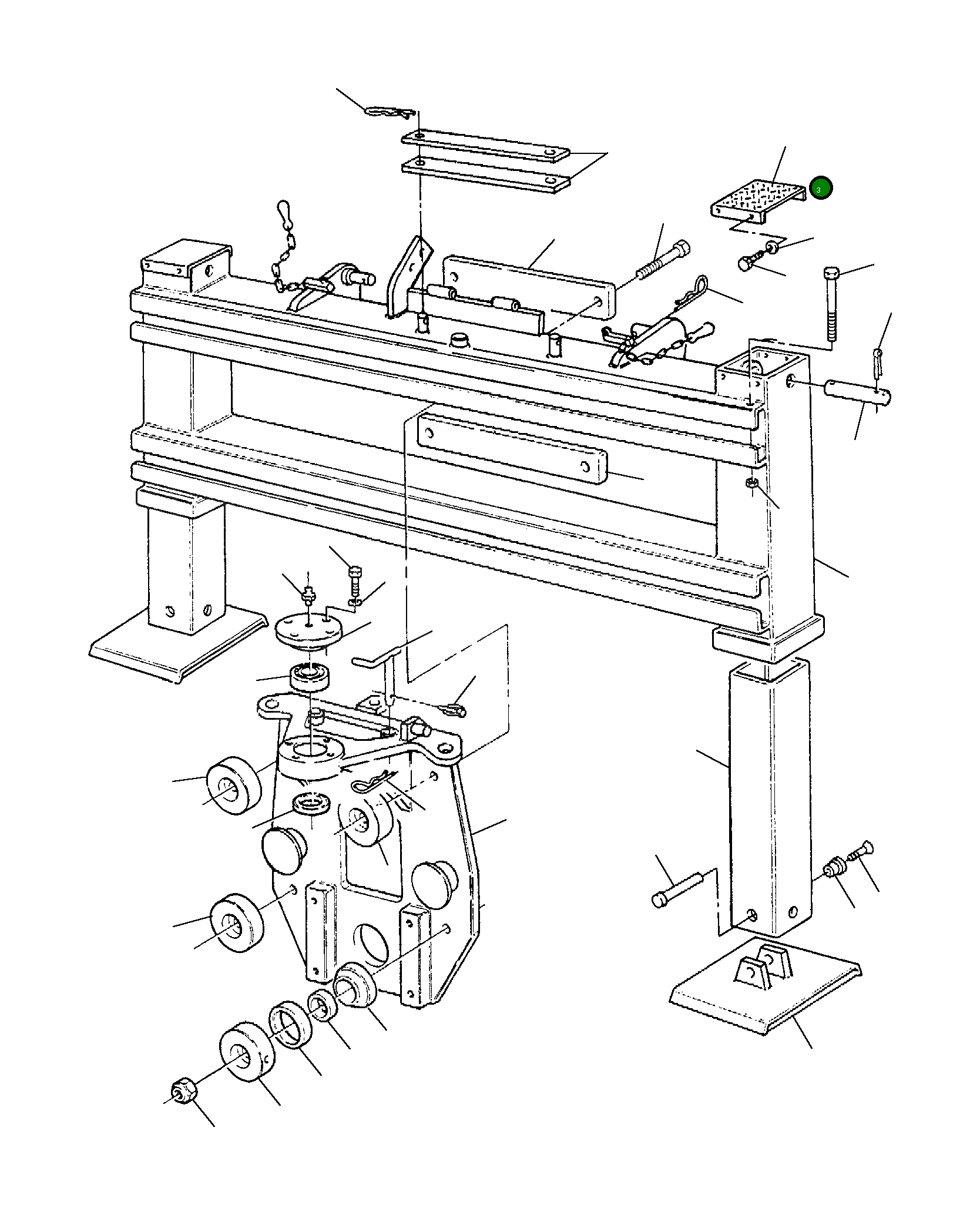 Крышка U2300008A Komatsu