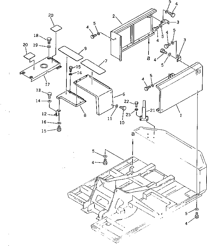 Крышка 20G-54-14530 Komatsu