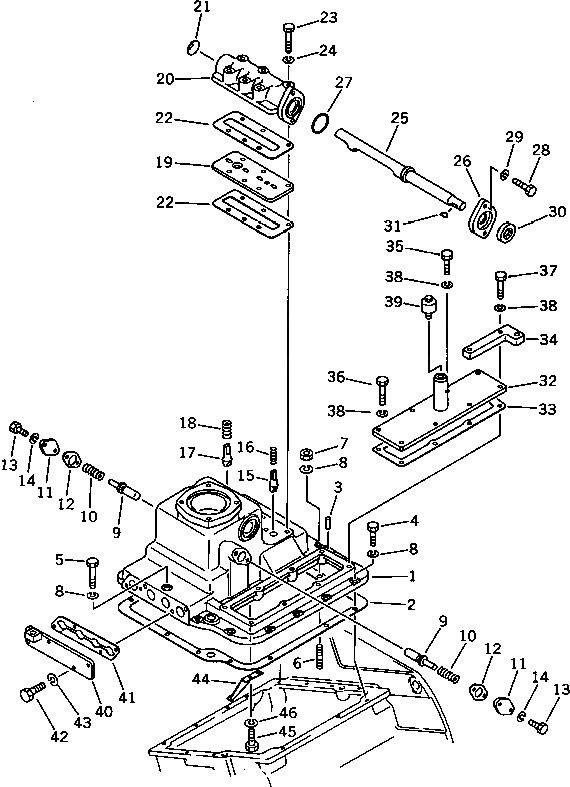 Крышка 130-14-65410 Komatsu