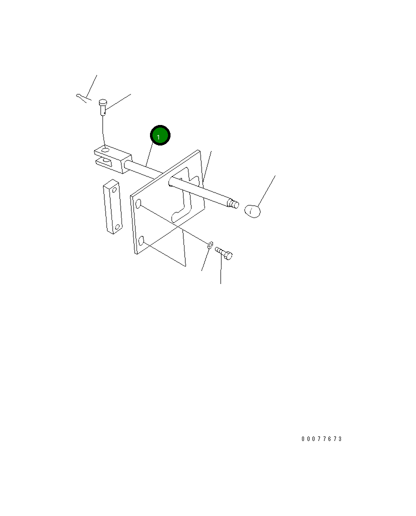 Рычаг 427-U43-2150 Komatsu
