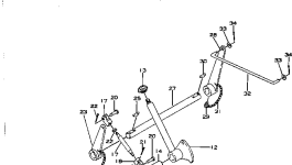 Рычаг 234-43-11180 Komatsu