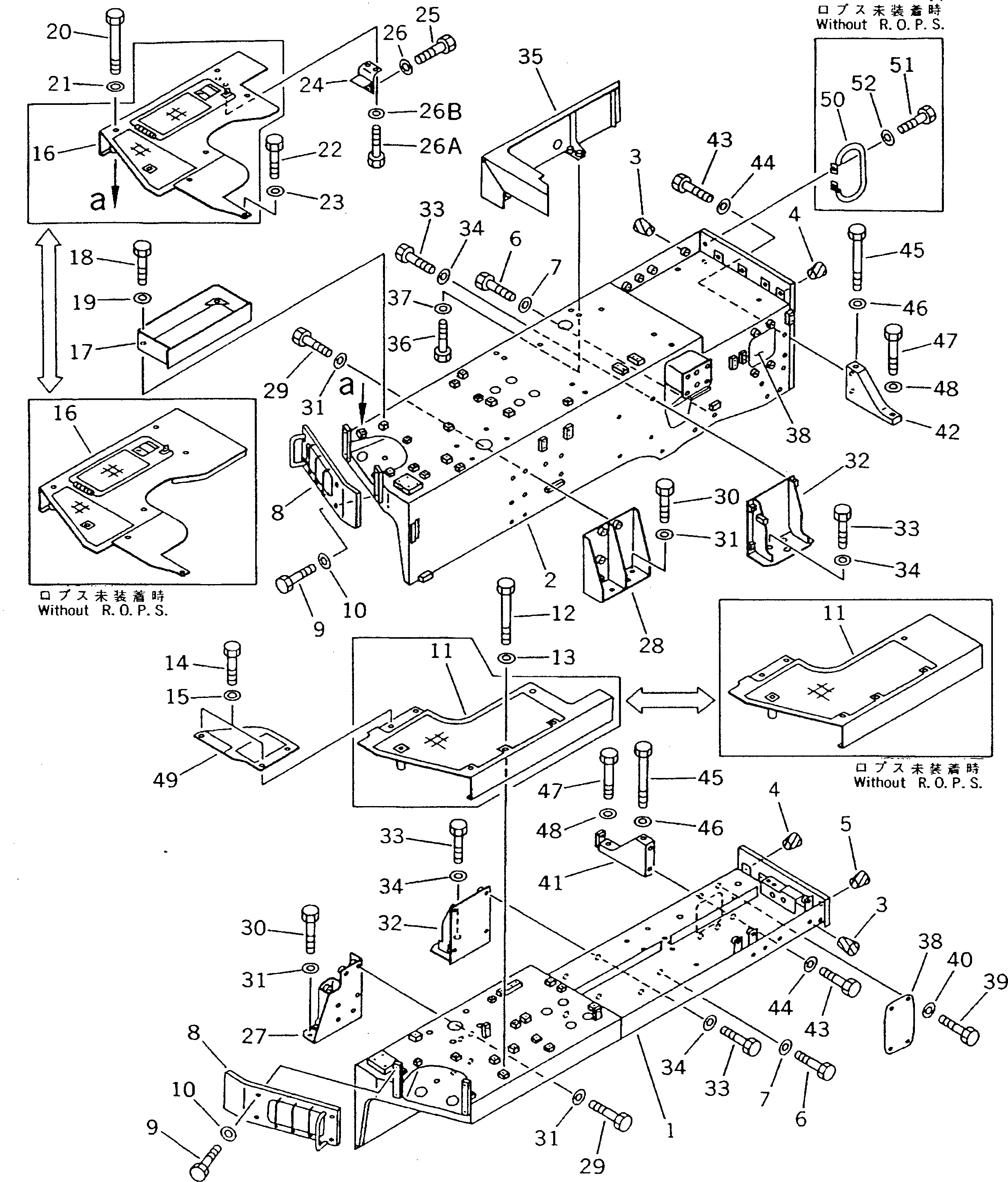 Крышка 15A-54-12140 Komatsu