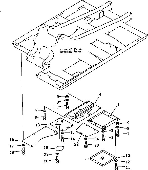 Крышка 20Y-54-17421 Komatsu