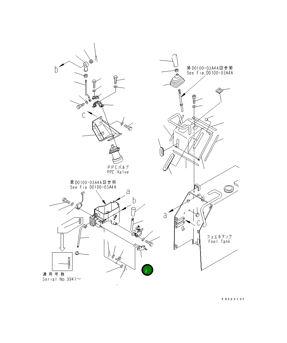 Рычаг 114-43-51671 Komatsu