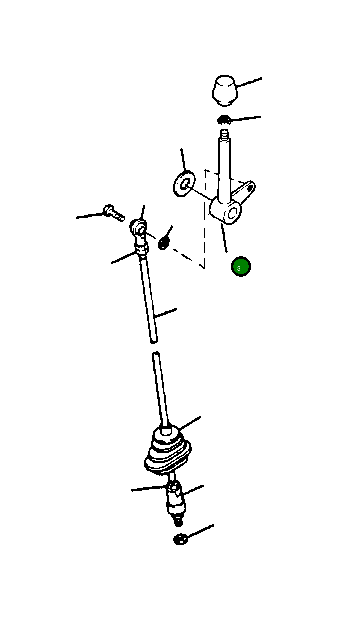 Рычаг 1252 573 H91 Komatsu